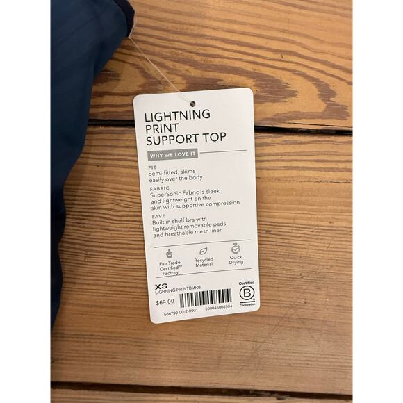 NWT Lot of 2 Athleta Tank Tops Blue Pink XS - Picture 4 of 10